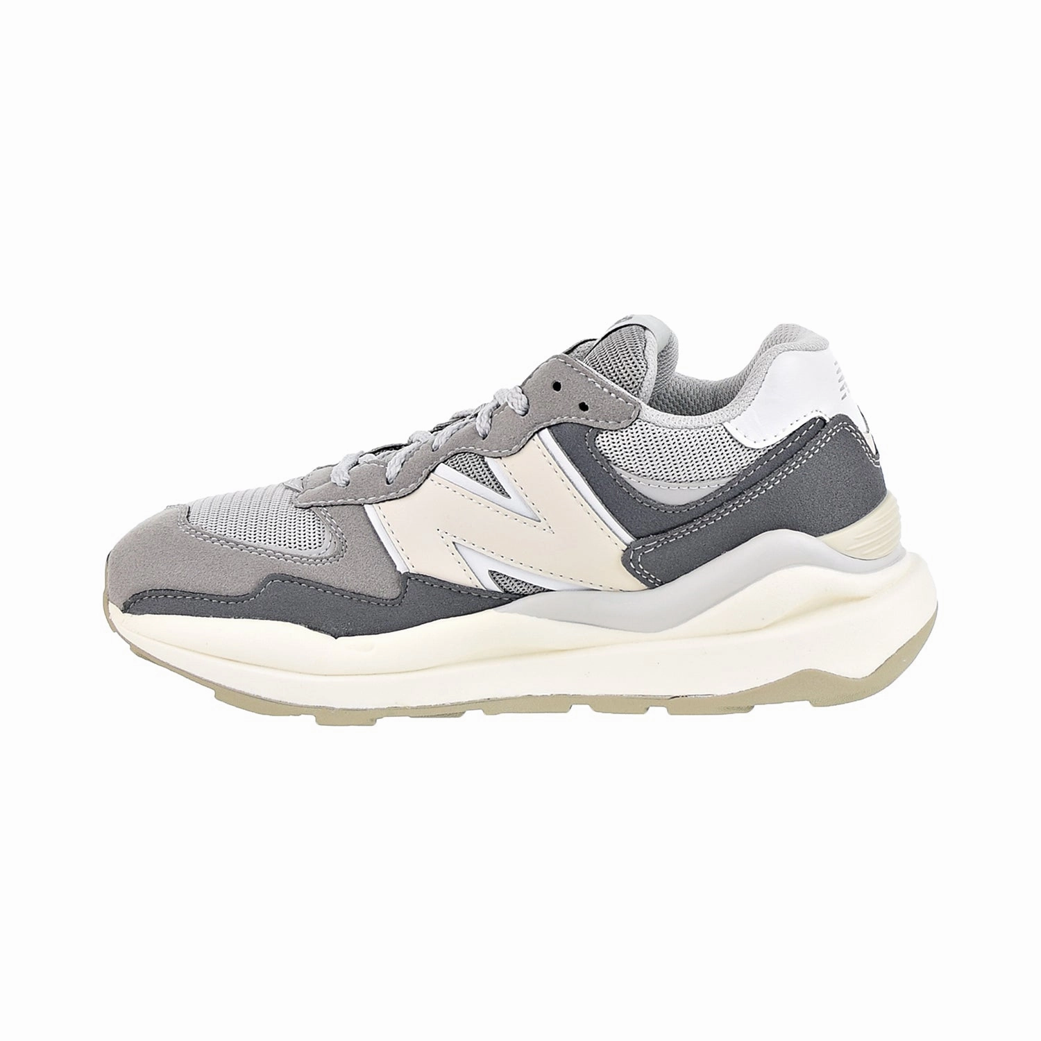 New Balance 550 White New Balance 57/40 Big Kids' Shoes Grey-Beige