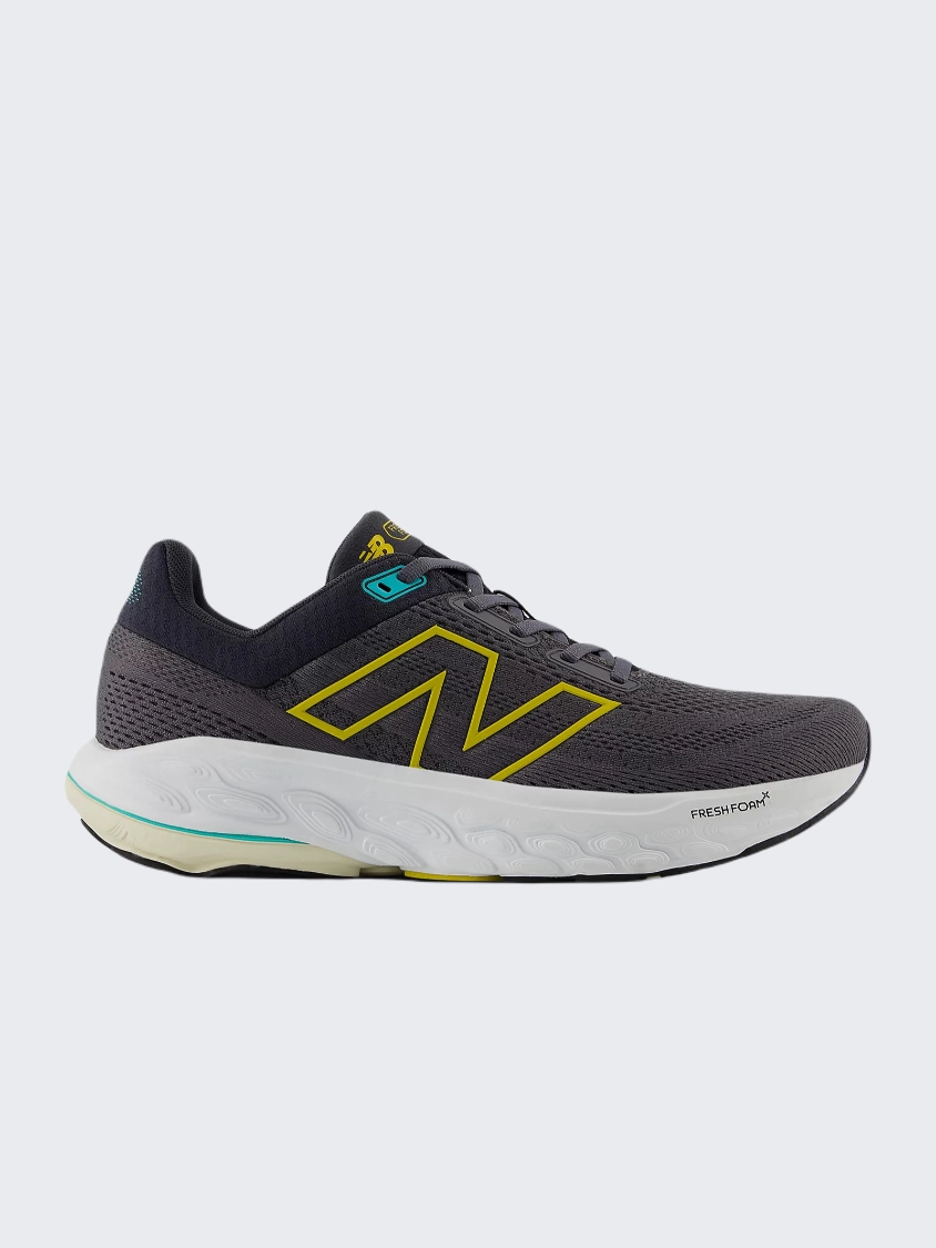 Women's Brown New Balance New Balance 860 Men Running Shoes Magnet/Lemon/Jade