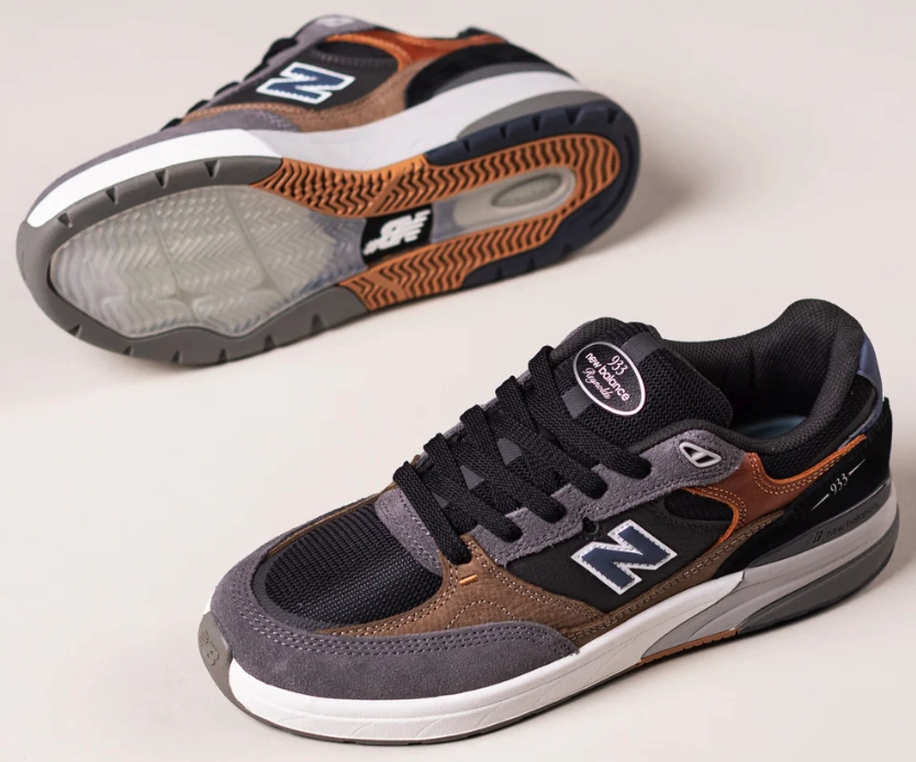 New Balance - Numeric Andrew Reynolds 933 Shoes | Grey Brown New Balance Circuit