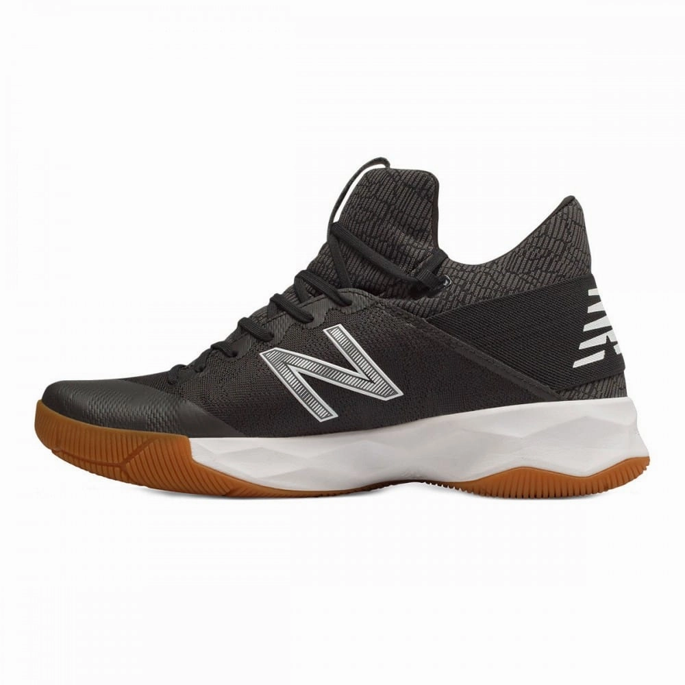 New Balance Shoes 574 Mens New Balance Freeze LX 2.0 Box Indoor Black Lacrosse Shoes