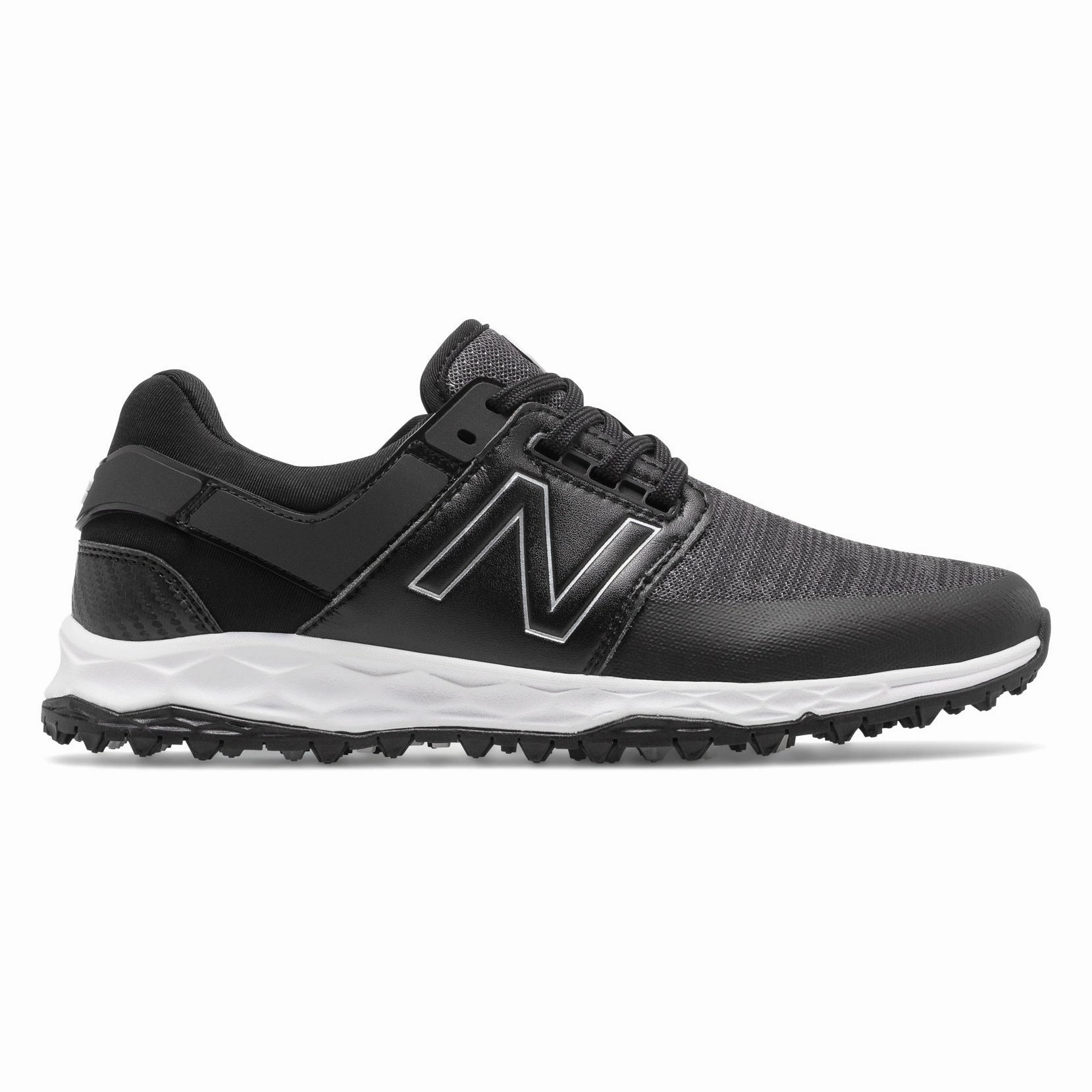 Fig New Balance 327 New Balance Fresh Foam LinksSL Black Womens Golf Shoes