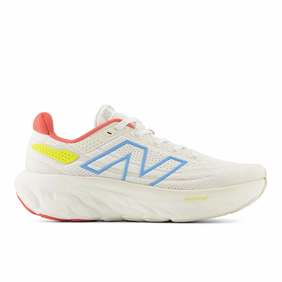 New Balance White Pink New Balance Fresh Foam X 1080 V13 Womens Running Shoes