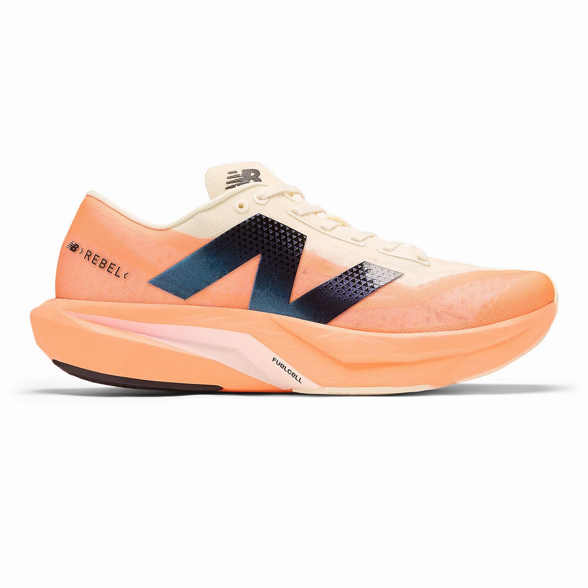 New Balance Nationals Outdoor 2025 New Balance Fuelcell Rebel v4 Running Shoes - Mens - Hot Mango