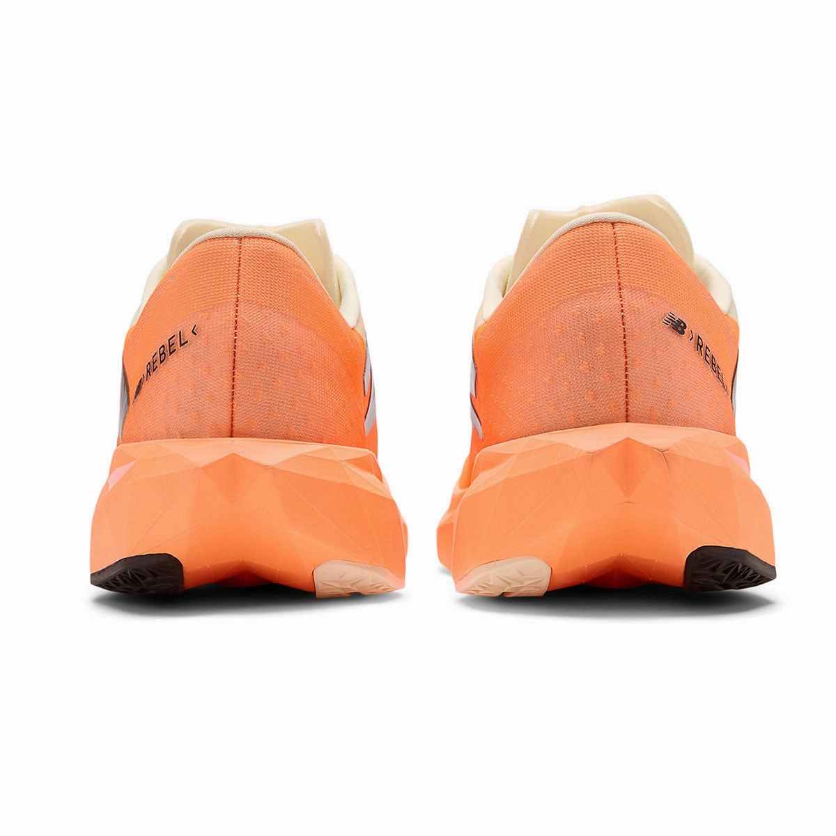 740 Black New Balance New Balance Fuelcell Rebel v4 Running Shoes - Mens - Hot Mango