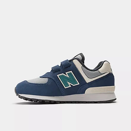 New Balance 740 Infrared NEW BALANCE KID'S 574 HOOK & LOOP NAVY/GREY SHOES