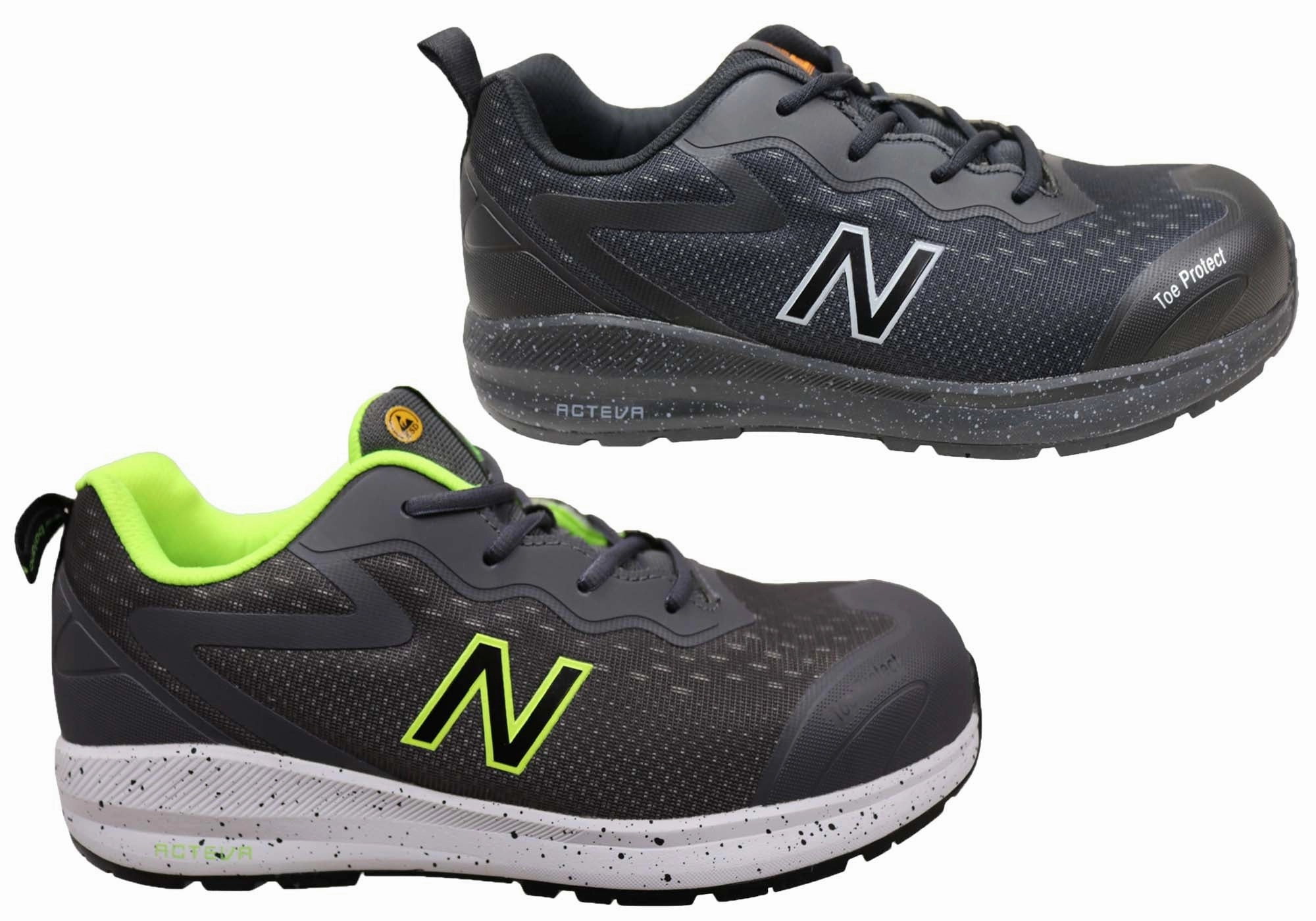 All Leather New Balance New Balance Logic Mens Composite Toe 2E Wide Work Shoes