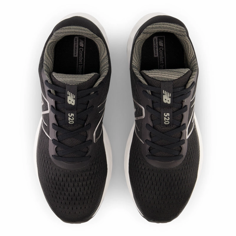 New Balance Men's 520 V8 Running Shoes in BLACK New Balance M1000