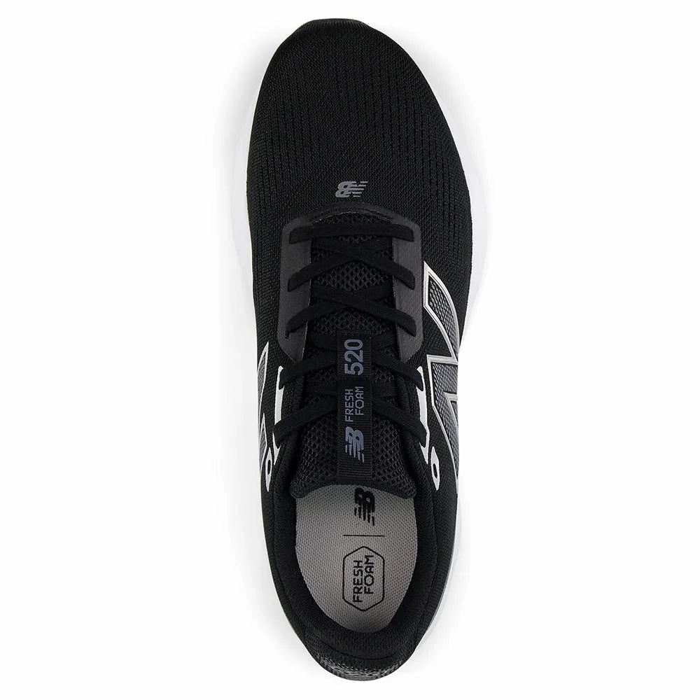 NEW BALANCE MEN'S 520 V 9 BLACK/WHITE RUNNING SHOES New Balance Sneakers Kids