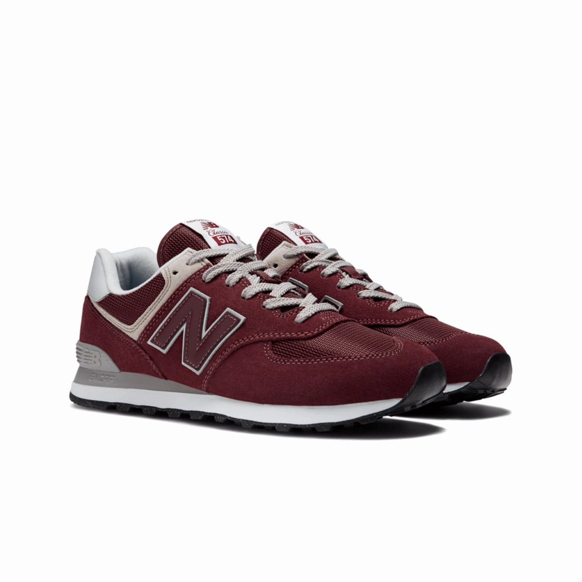 New Balance 997 Sale New Balance Mens 574 Core Casual Sneakers ML574EVM Burgundy/White