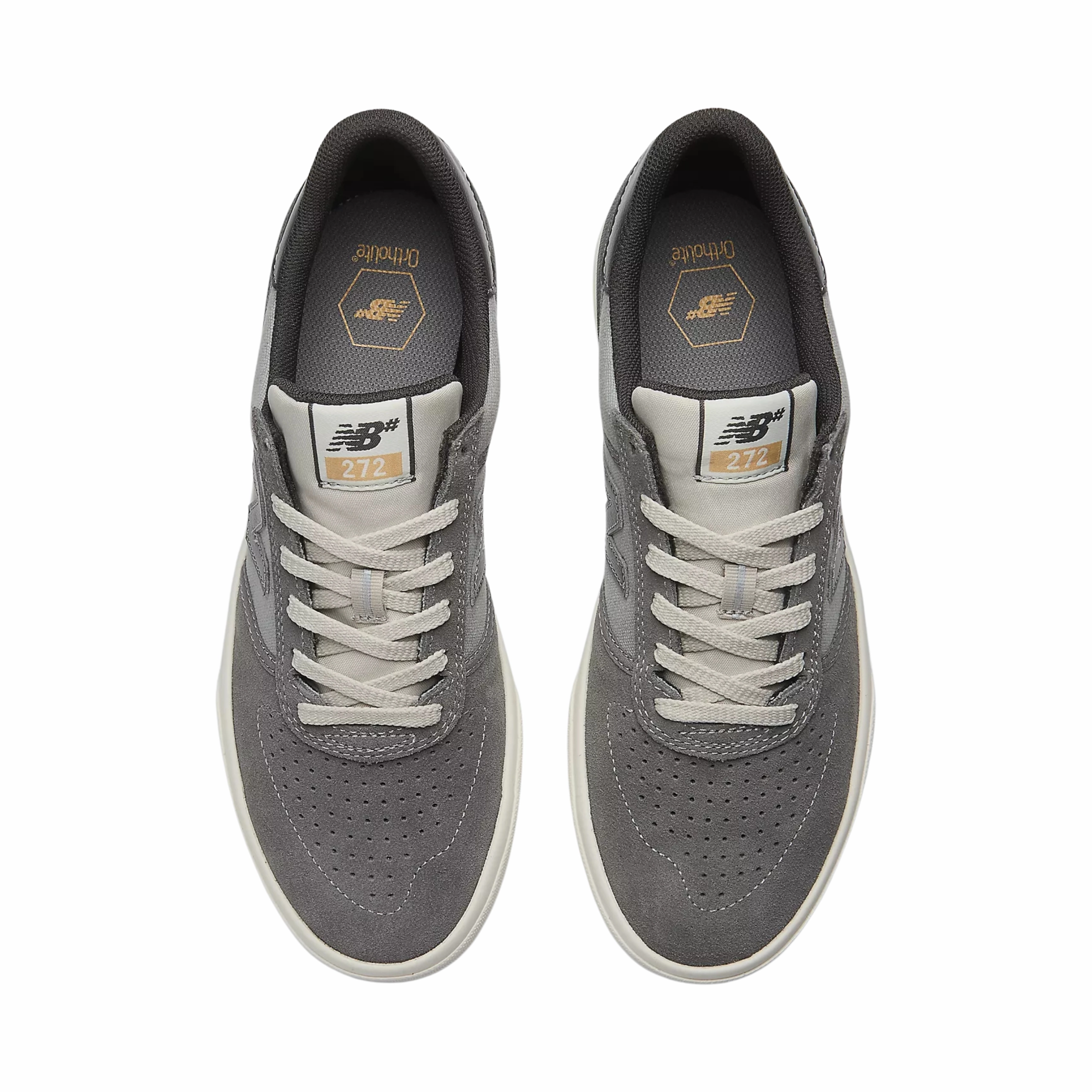 New Balance 574 Grey Reflective New Balance Numeric 272 Shoes - Castlerock / Black Cement (NM272LMP)