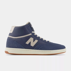 New Balance Numeric 440 High Skateboard Shoes - Navy/White Blue Suede New Balance