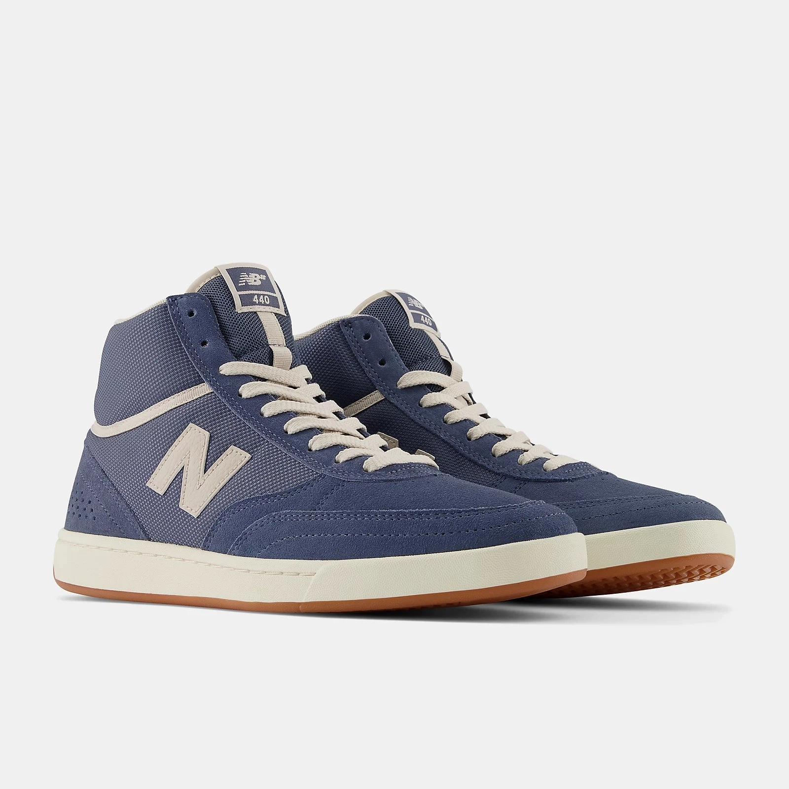 New Balance Numeric 440 High Skateboard Shoes - Navy/White New Balance 550 Black Gum