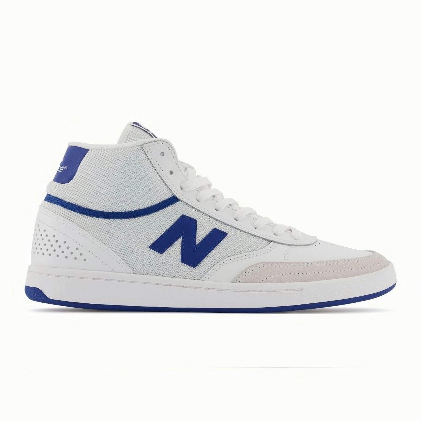 New Balance Numeric 440 High Skateboard Shoes - White / Royal New Balance Mens Shoes 990