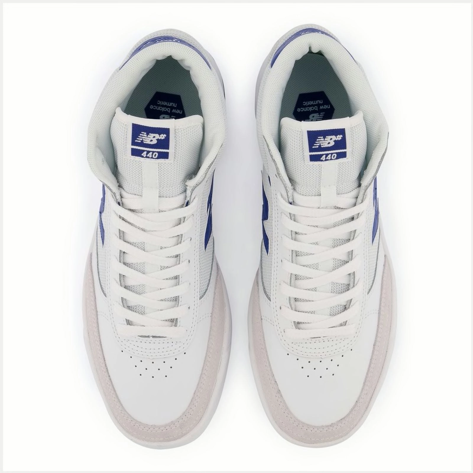 New Balance Numeric 440 High Skateboard Shoes - White / Royal New Balance Negras
