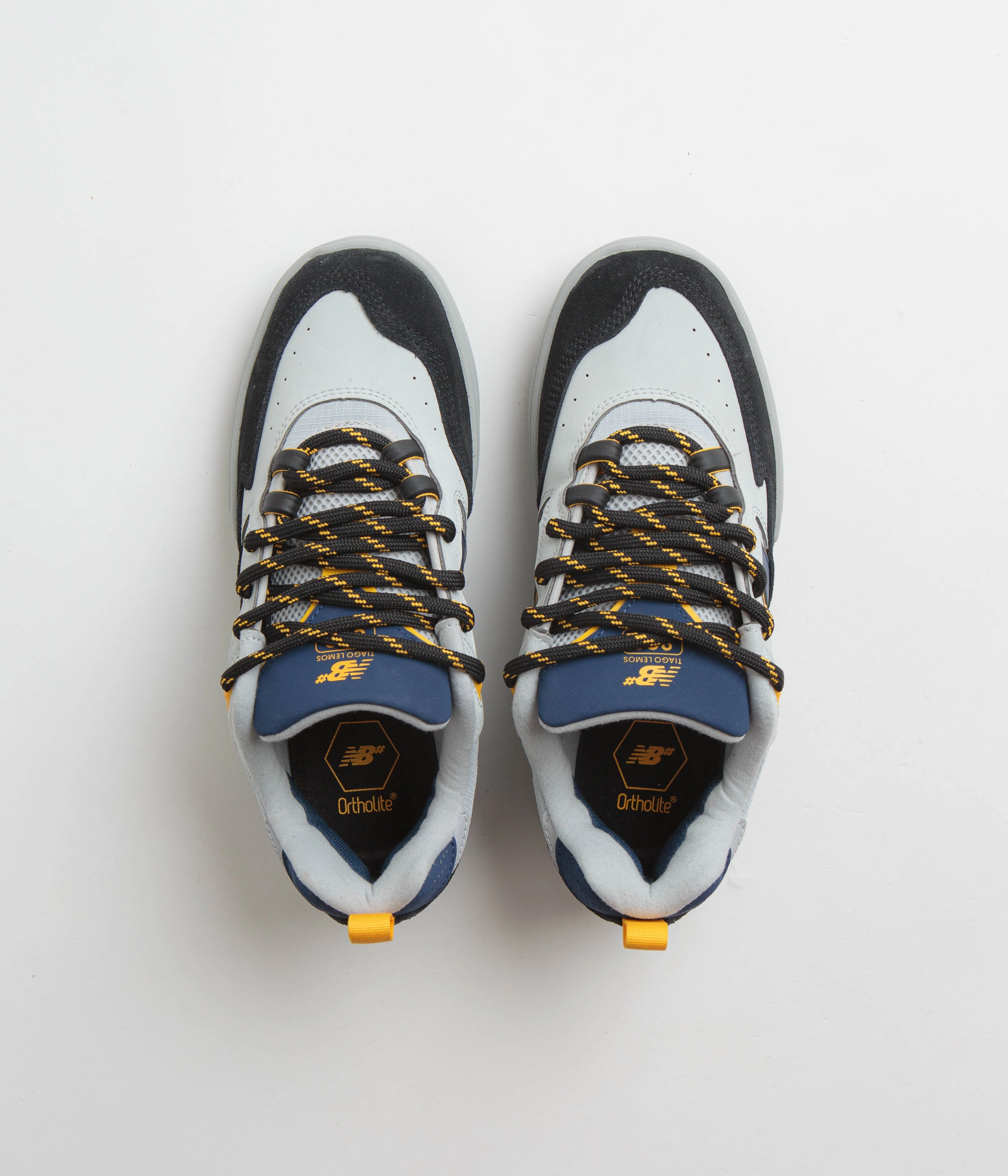 New Balance Numeric 808 Tiago Lemos Shoes - Grey / Black New Balance 9060 Sea Salt Grey