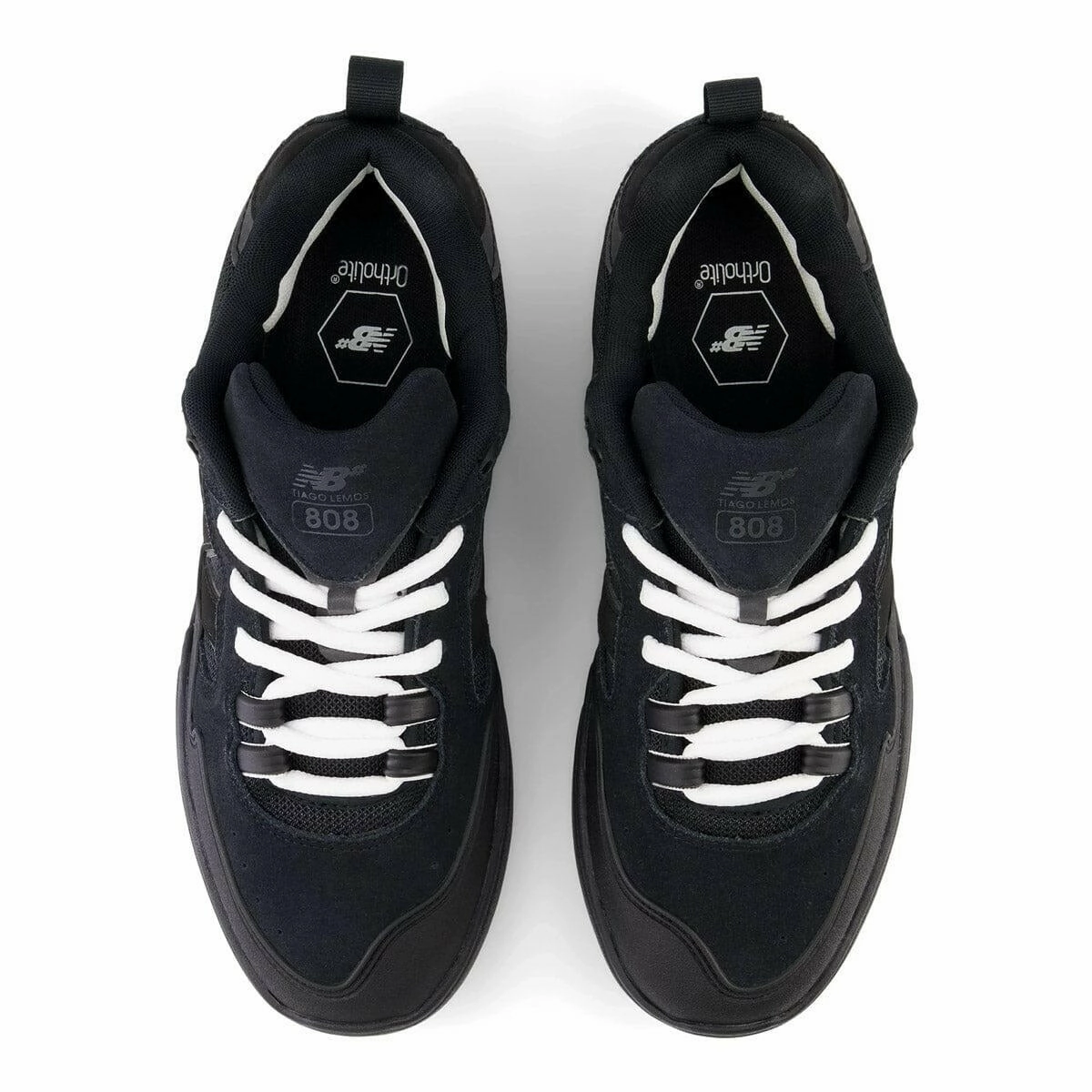 Men's New Balance Dad Shoes New Balance Numeric - Tiago Lemos 808 Shoes Black/Gum