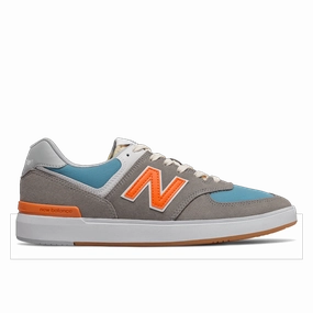 New Balance Schuhe New Balance Numeric Men's All Coasts Am574 Grey Orange Shoes