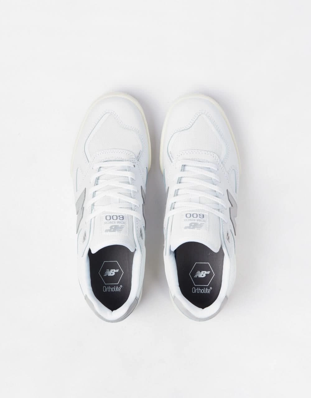 New Balance Numeric Tom Knox 600 Skate Shoes - White/Grey New Balance Store Online