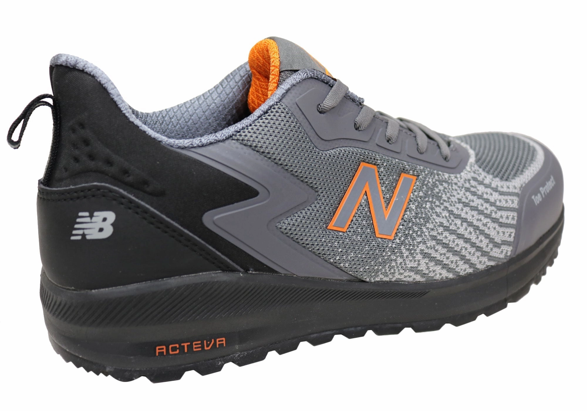 New Balance Speedware Mens Composite Toe 2E Wide Work Shoes New Balance Purple Shoes