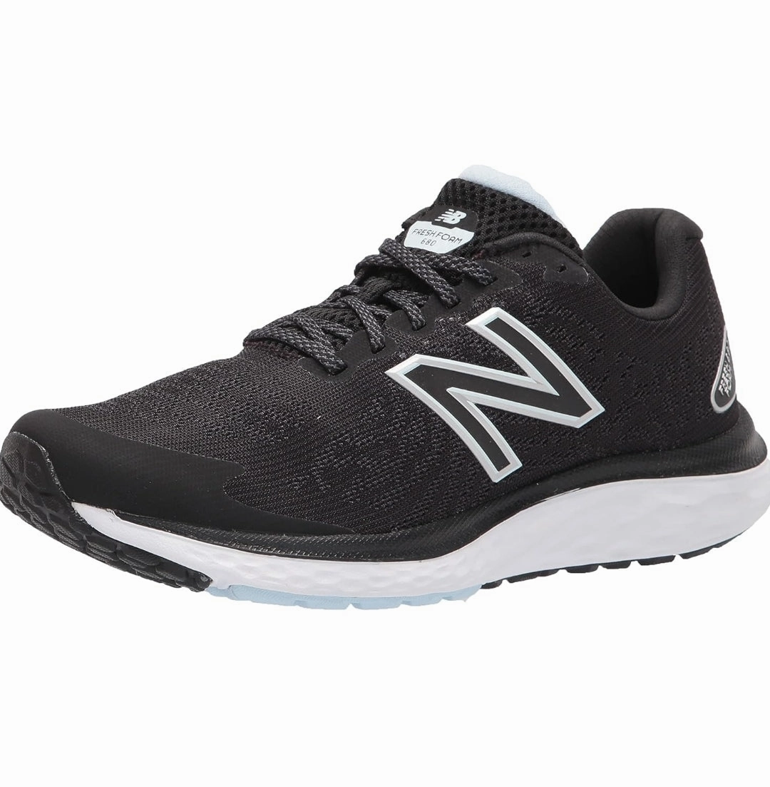New Balance Leather Mens Shoes New Balance W680LK7 RS222FT442 PSLWD1045 MBJ Black Sport Shoes 10763450