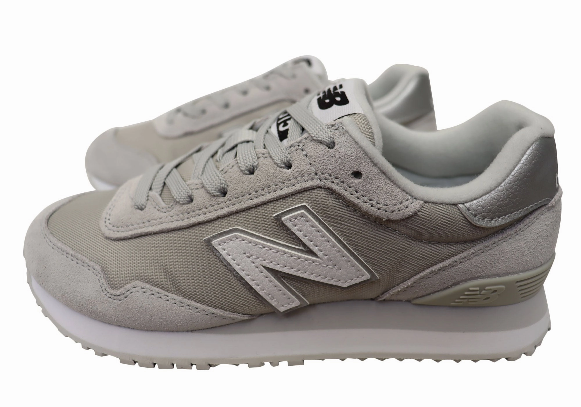 New Balance Womens 515 Slip Resistant Comfortable Leather Work Shoes New Balance 57 40 White Black