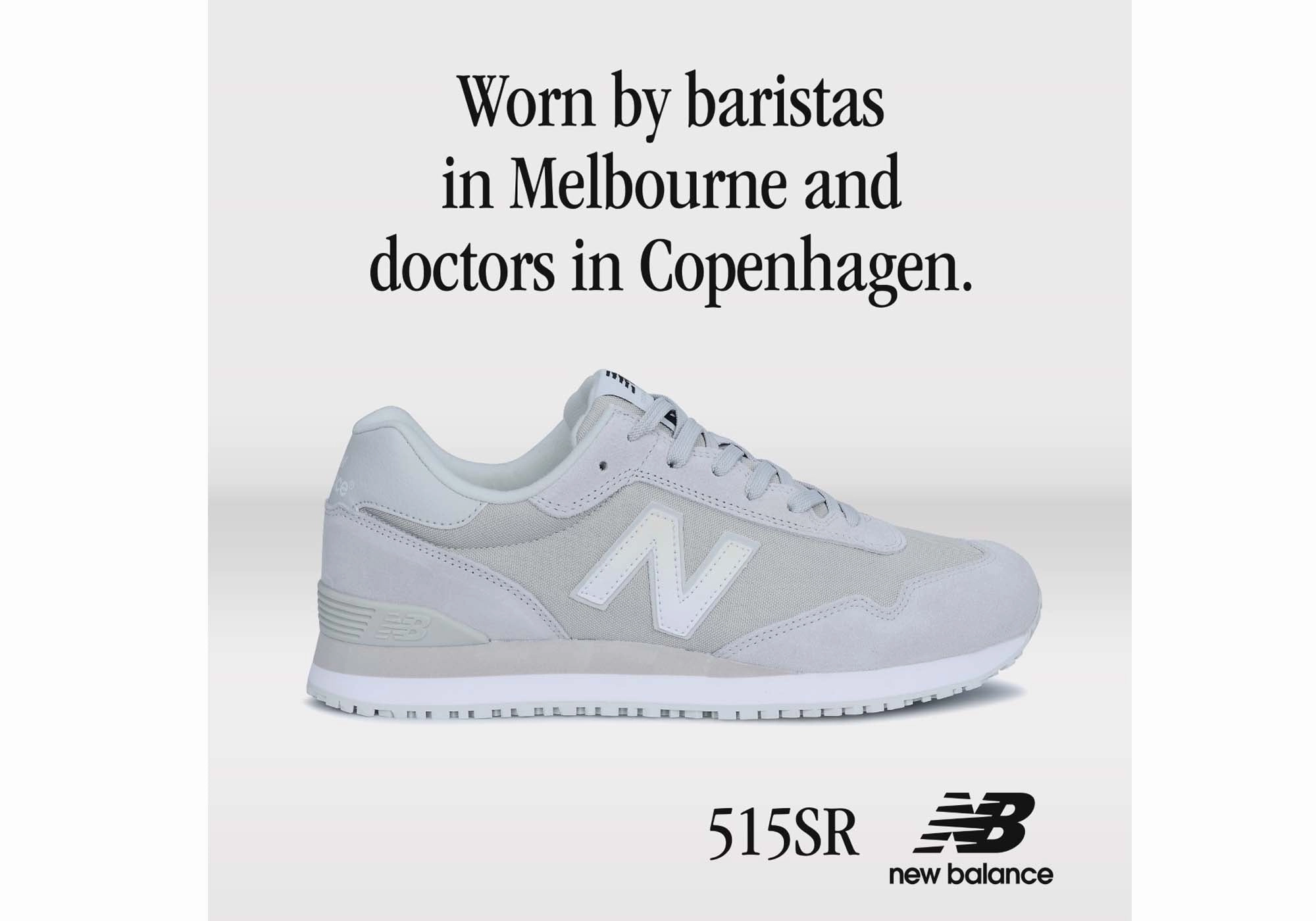 New Balance Womens 515 Slip Resistant Comfortable Leather Work Shoes New Balance 1906 Metallic Black