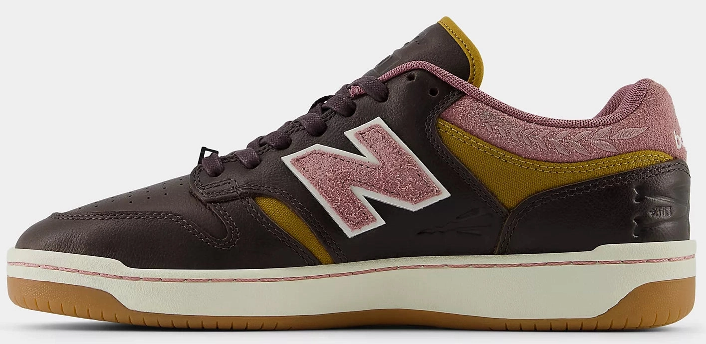 New Balance Women 327 New Balance x 303 Boards - Numeric 480 Shoes | Brown Pink