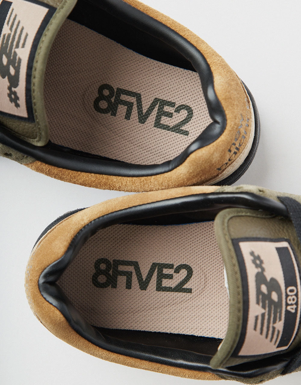 Cherry Blossom New Balance 9060 New Balance x 8FIVE2 480 Skate Shoes - Olive/Tan/Black