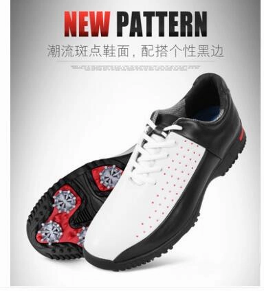 Jr Golf New PGM golf shoes Waterproof breathable shoes microfiber leather shoes men's Golf slip Octopus spikes