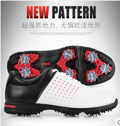 New PGM golf shoes Waterproof breathable shoes microfiber leather shoes men's Golf slip Octopus spikes Pioneer Cypress Golf Shoe