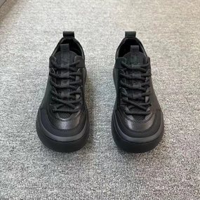 Fit Flat Shoes New pure leather casual men's shoes