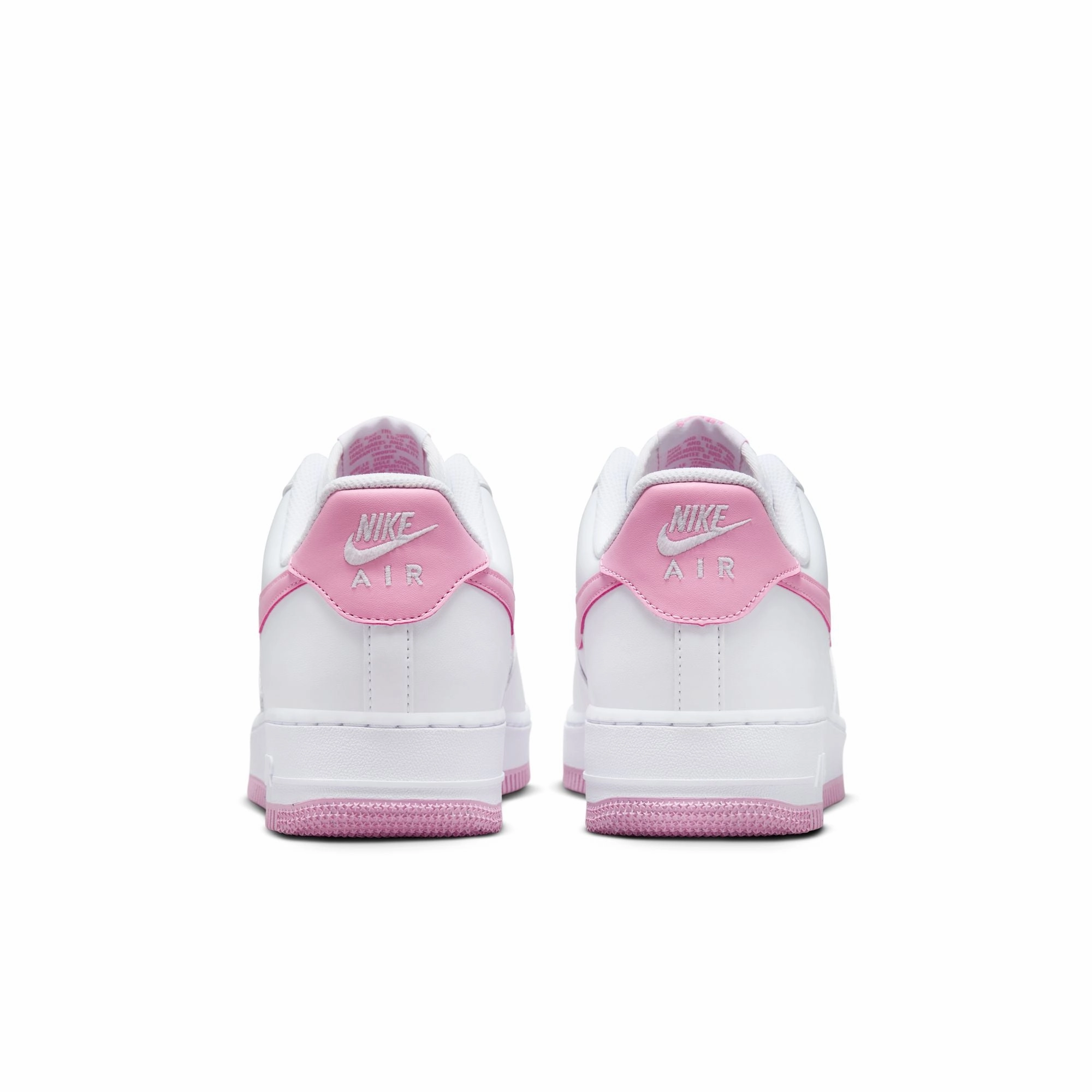 Nike Air Force 1 07, WHITE/PINK RISE-WHITE Asics Shoe Sizing