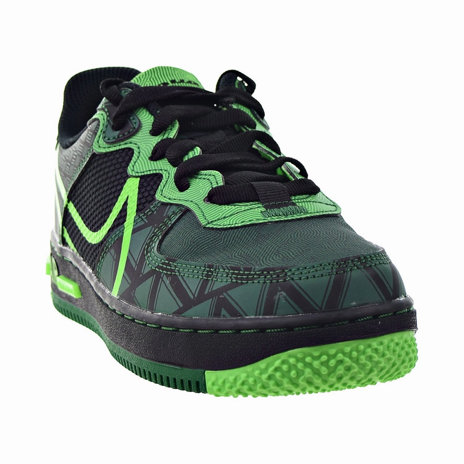Nike Air Force 1 Men's Shoes Black-Pine Green-Green Strike Sneakers Asics Shoes