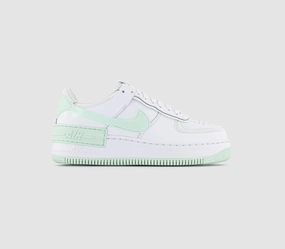 Asics Tennis Shoes Wide Feet Nike Air Force 1 Trainers Shadow White Mint Foam Barely Green