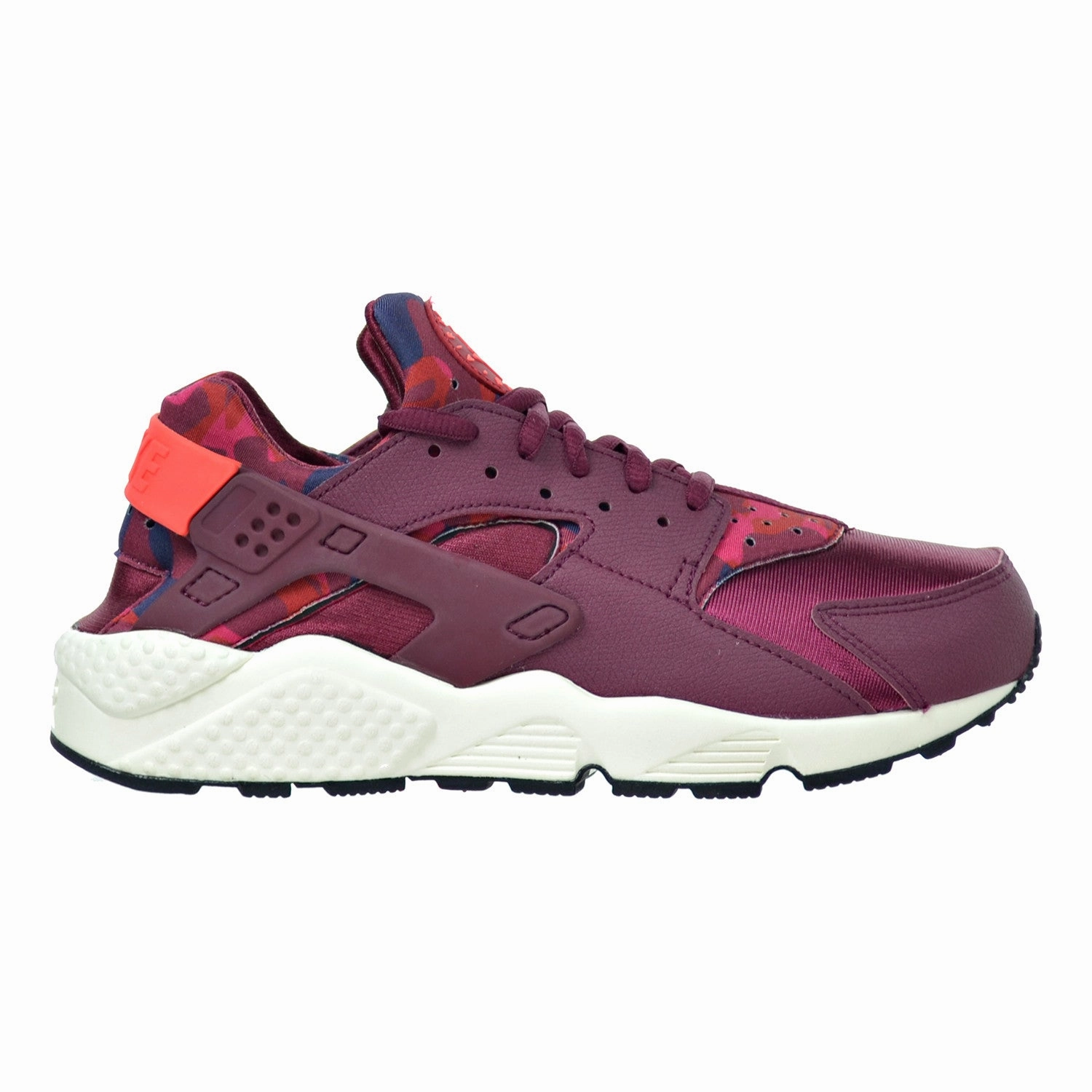 Nike Air Huarache Run Print Women's Shoes Deep Garnet/Bright Crimson Kayano Asics Running Shoes