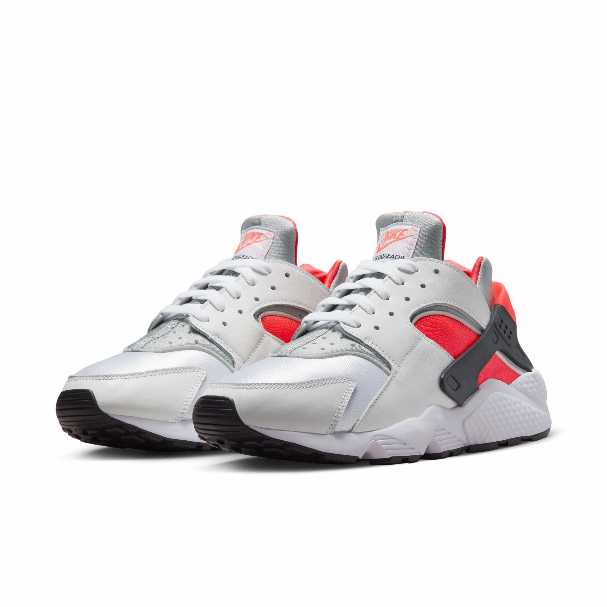 Nike Air Huarache, WHITE/METALLIC SILVER-INFRARED 23-BLACK Asics Running Shoes Ratings