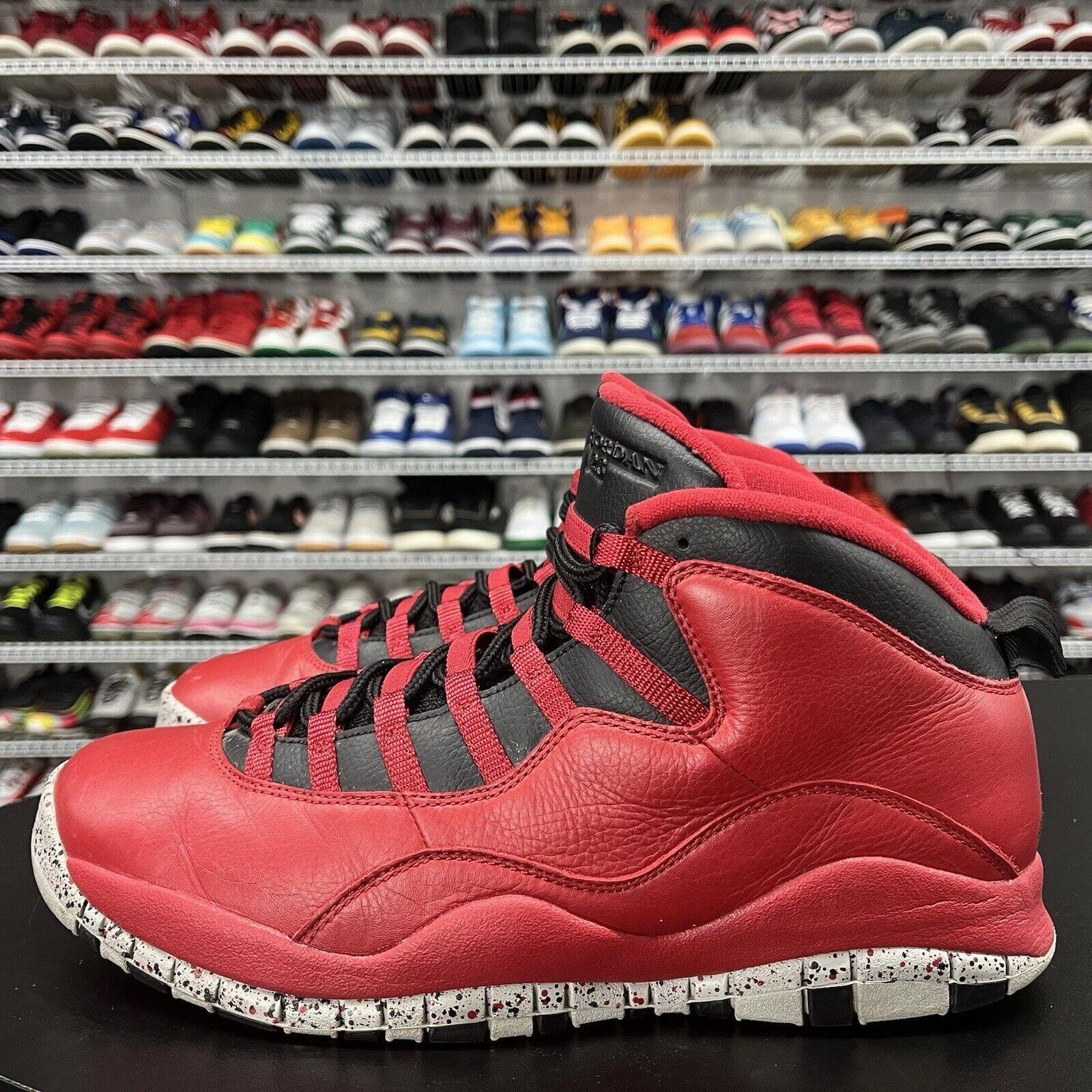 Asics Velcro Shoes Nike Air Jordan 10 Retro Bulls Over Broadway 705178-601 Men's Size 12