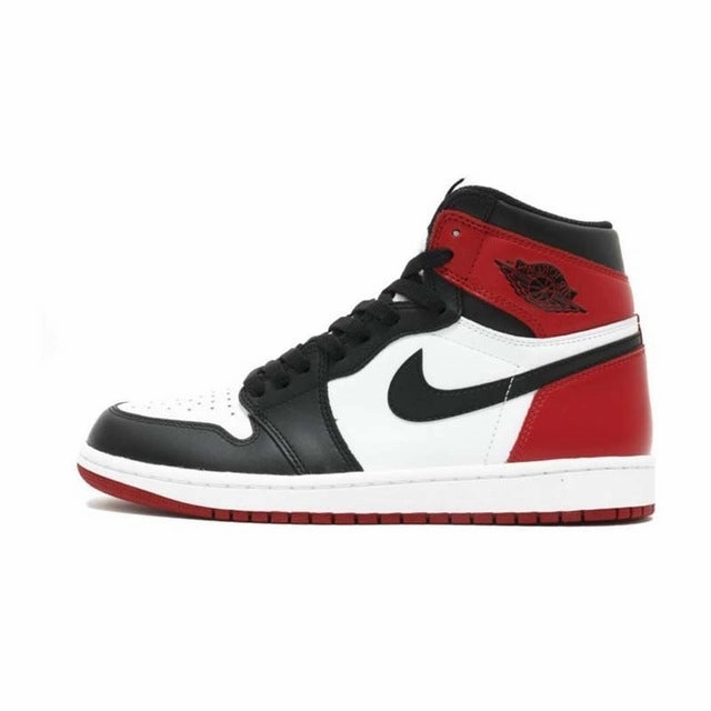 Nike Air Jordan 1 Black Toe Original Mens Basketball Shoes Breathable Stability Sneakers For Men Shoes#555088-125 Asics Pickleball Shoe