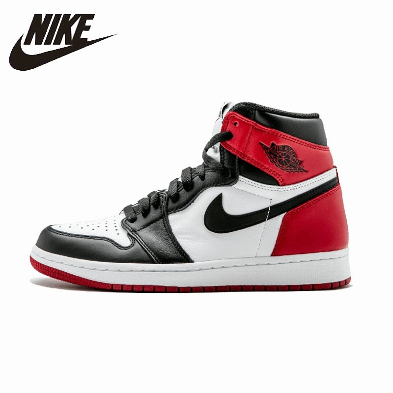 Asics Shoes Gel-1130 Nike Air Jordan 1 Black Toe Original Mens Basketball Shoes Breathable Stability Sneakers For Men Shoes#555088-125