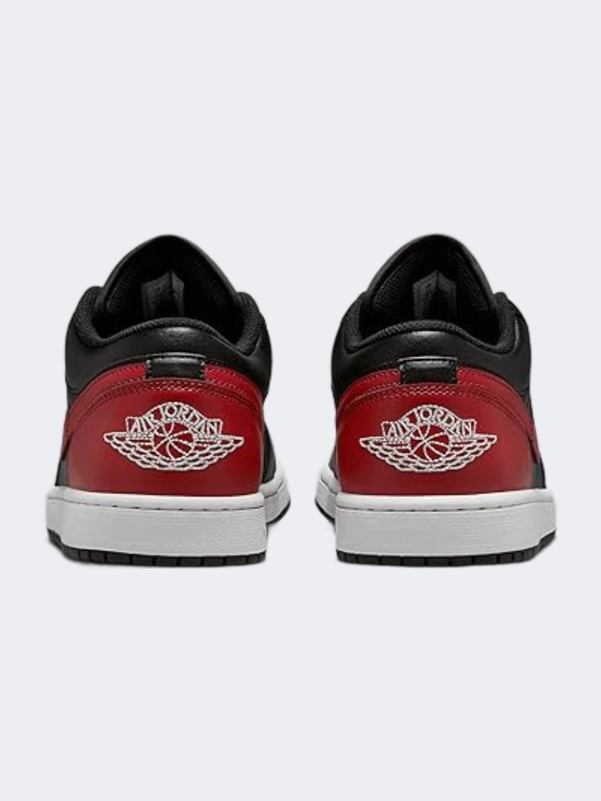 Nike Air Jordan 1 Low Men Lifestyle Shoes Black/Red Asics Trail Scout 3 Running Shoe