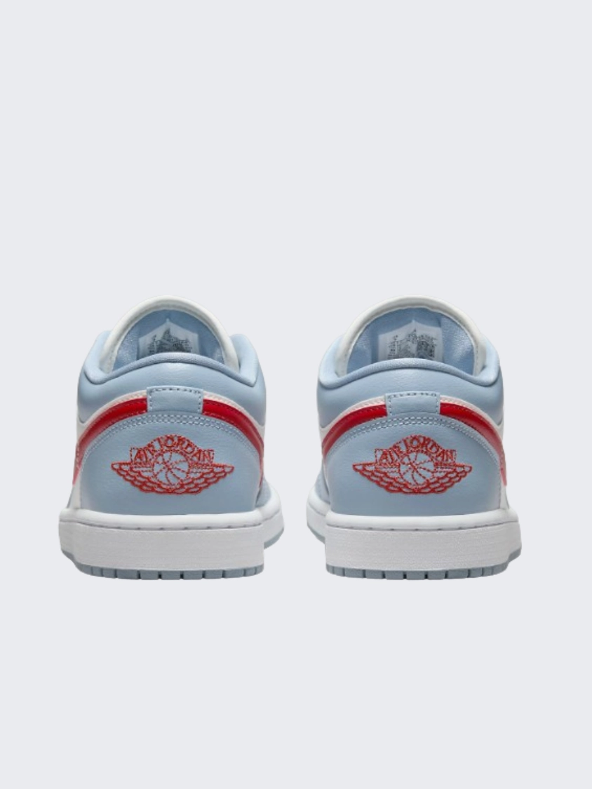 Asics Waterproof Shoes Nike Air Jordan 1 Women Lifestyle Shoes Sail/Blue/White/Red