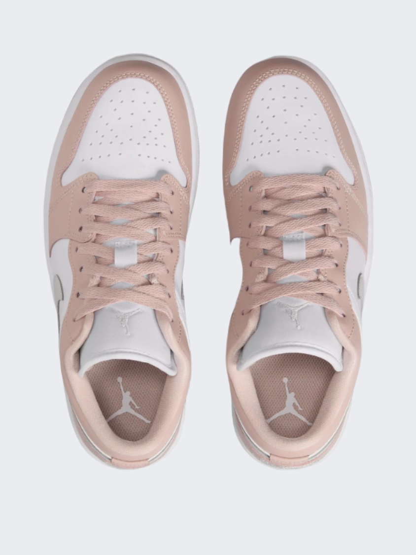 Nike Air Jordan 1 Women Lifestyle Shoes White/Beige/Bone Asics Gel Peake 2 Cricket Shoes