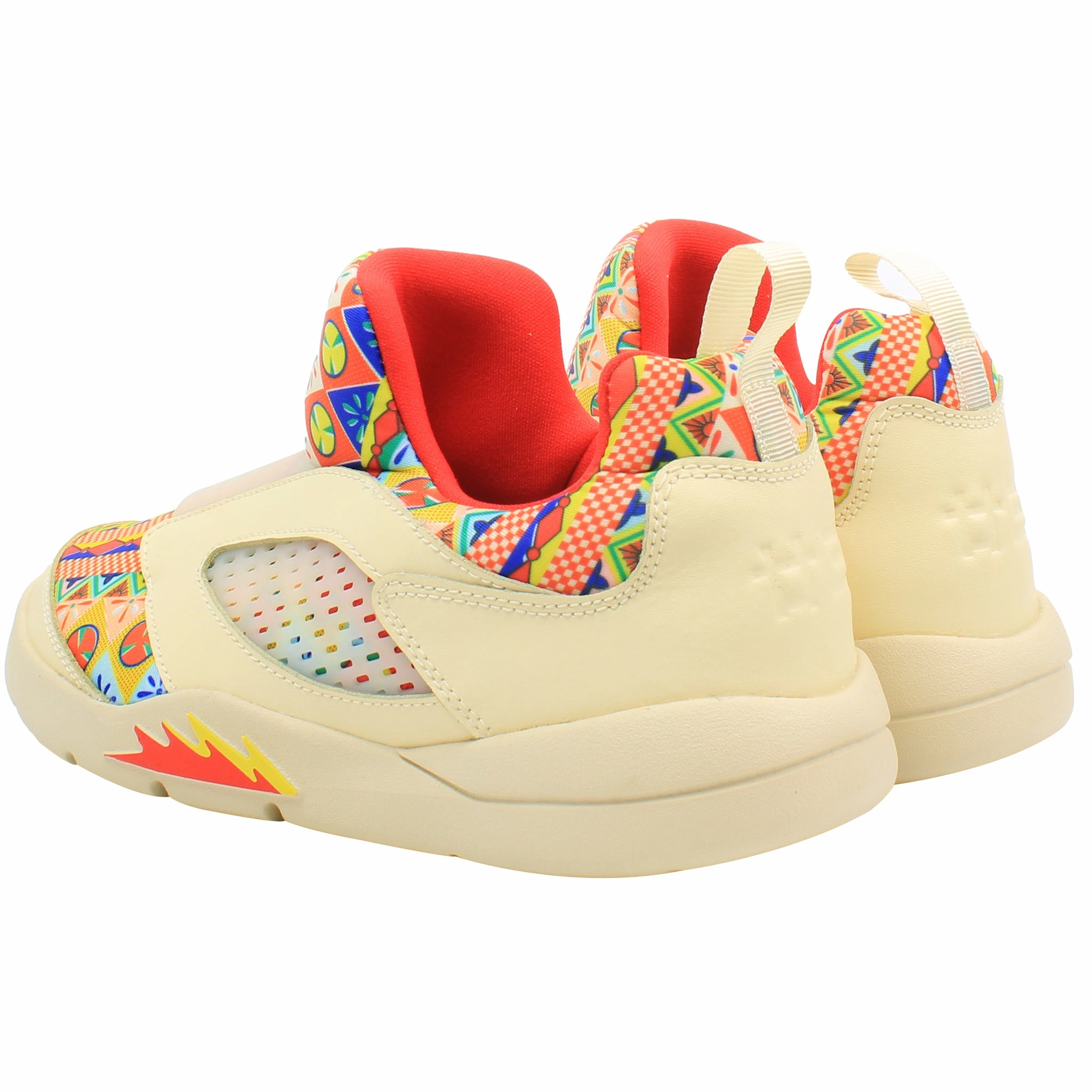 Asics Reflective Shoes Nike Air Jordan 5 Retro Little Flex PS "Chinese New Year" Kids Beige Trainers