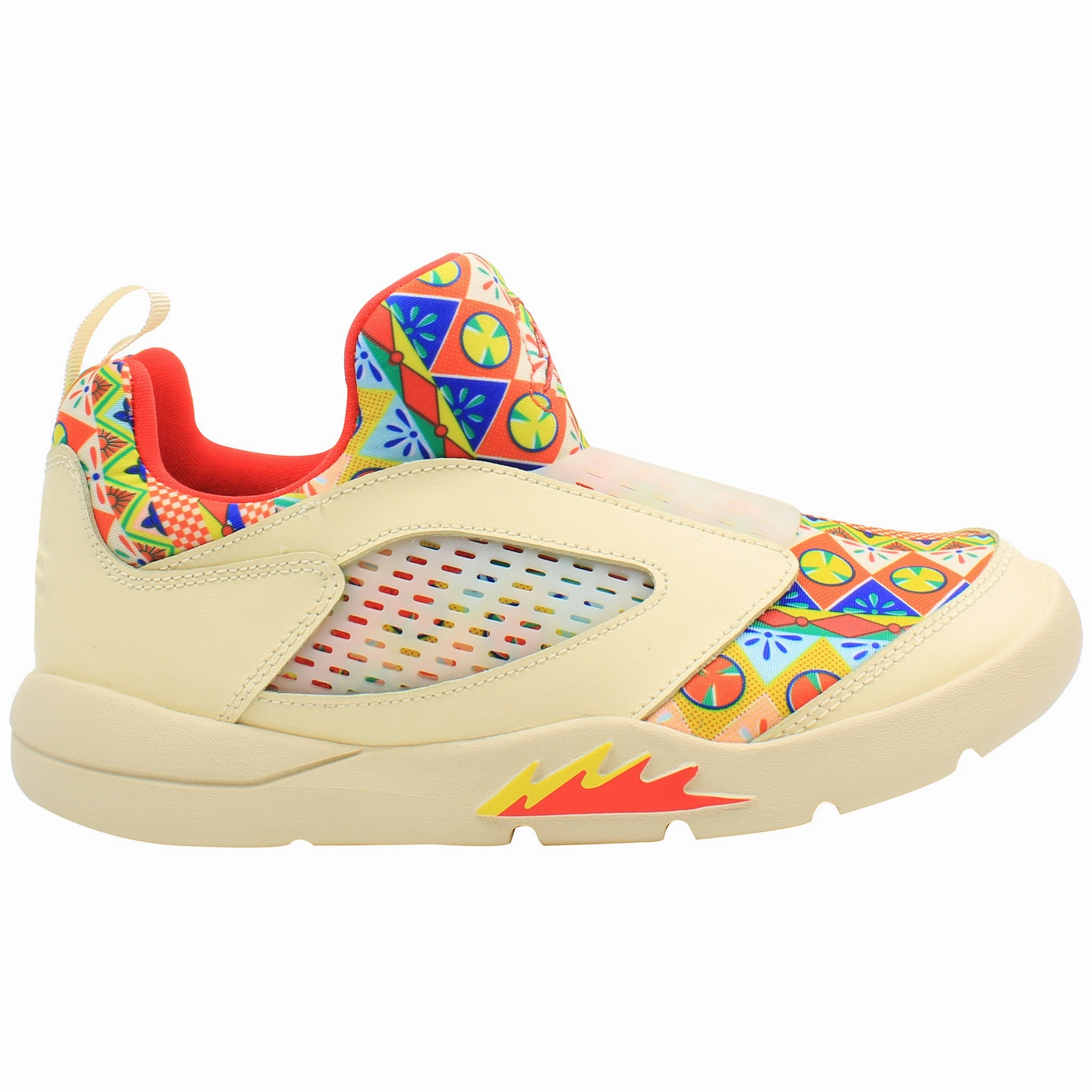 Asics Shoes Size Chart Nike Air Jordan 5 Retro Little Flex PS "Chinese New Year" Kids Beige Trainers