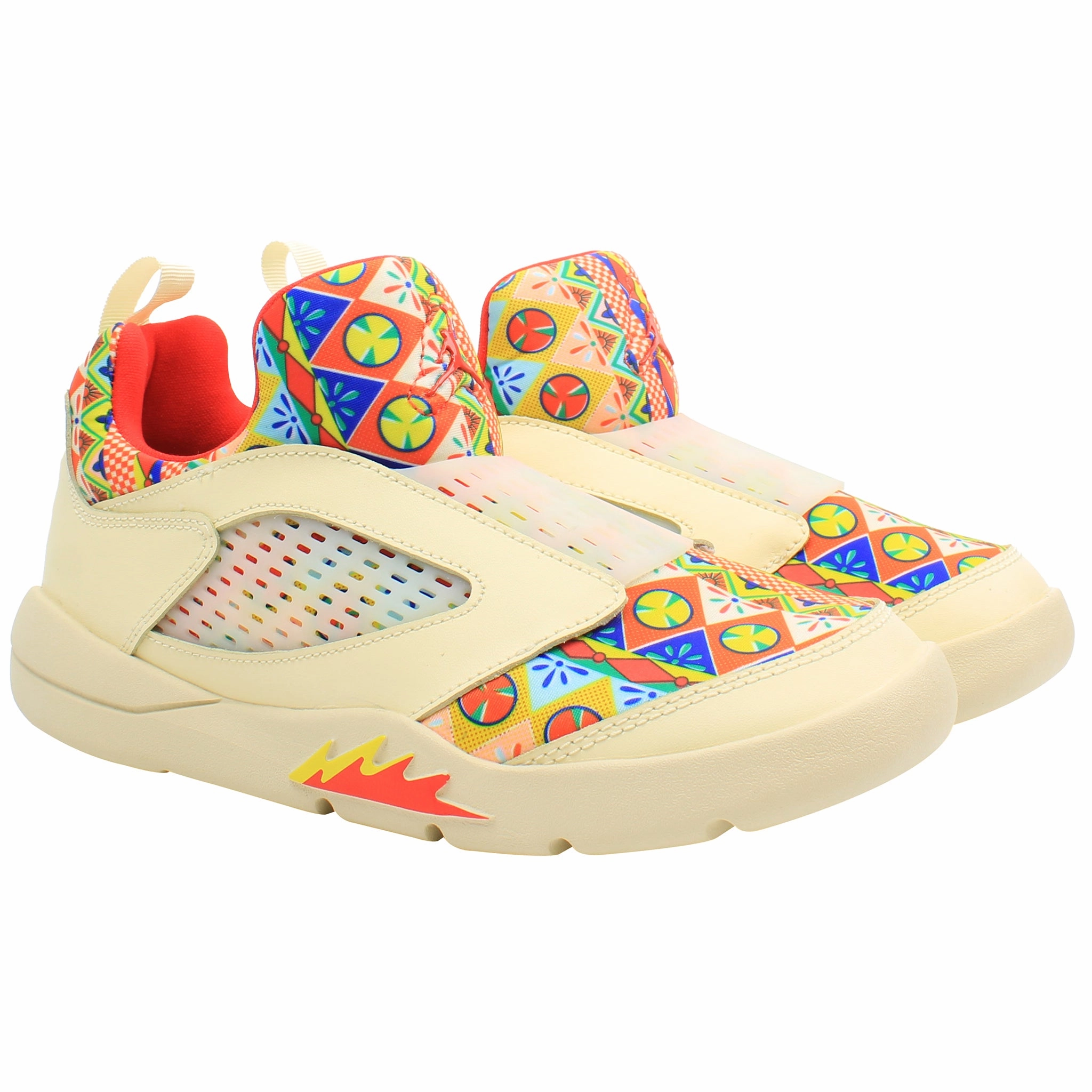 Nike Air Jordan 5 Retro Little Flex PS "Chinese New Year" Kids Beige Trainers Asics Gel-nimbus Lite 3 Running Shoes