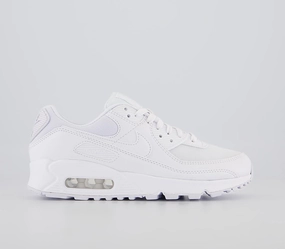 Nike Air Max 90 White White White Trainers Asics Walking Shoes Plantar Fasciitis