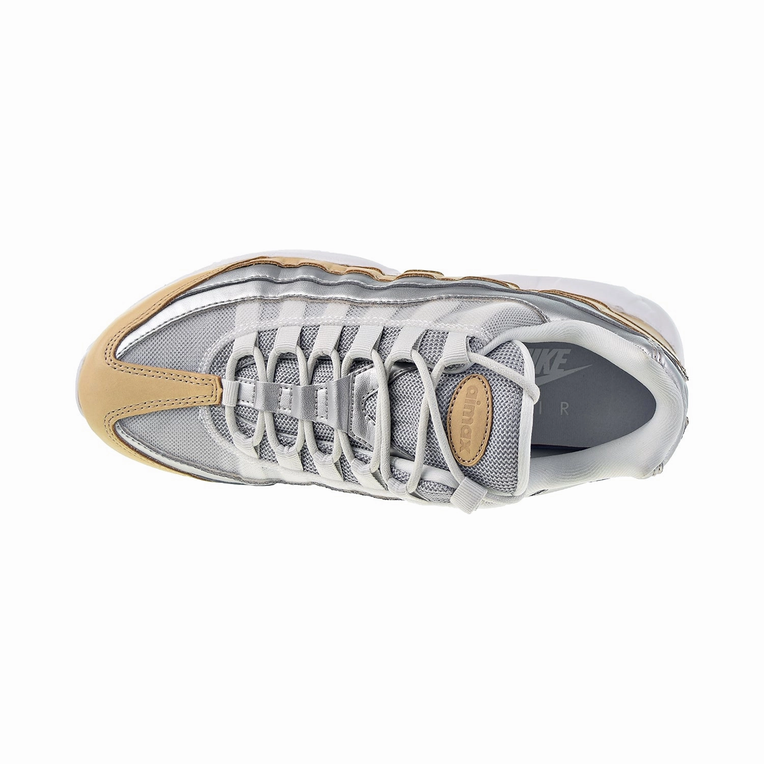 Asics Twr900 Wrestling Shoes Nike Air Max 95 SE Premium Women's Shoes Pure Platinum-Metallic Silver-White