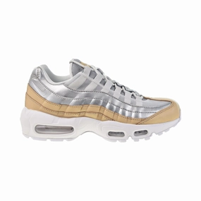 Nike Air Max 95 SE Premium Women's Shoes Pure Platinum-Metallic Silver-White Best Way To Wash Asics Running Shoes