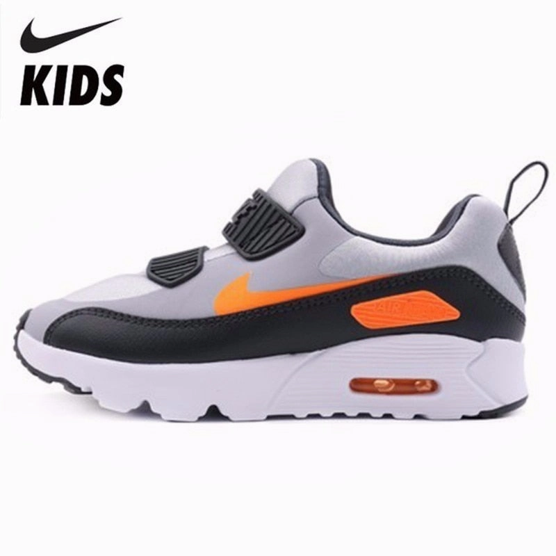 Nike AIR MAX TINY 90 Children Magic Subsidies Light Motion Boy And Girl Casual Shoes Running Sneakers Asics 4d Shoes