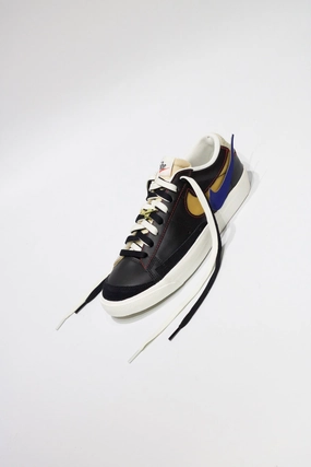 NIKE BLAZER LOW '77 PRM "BLK/LIGHT STONE" Snow Running Shoes Asics